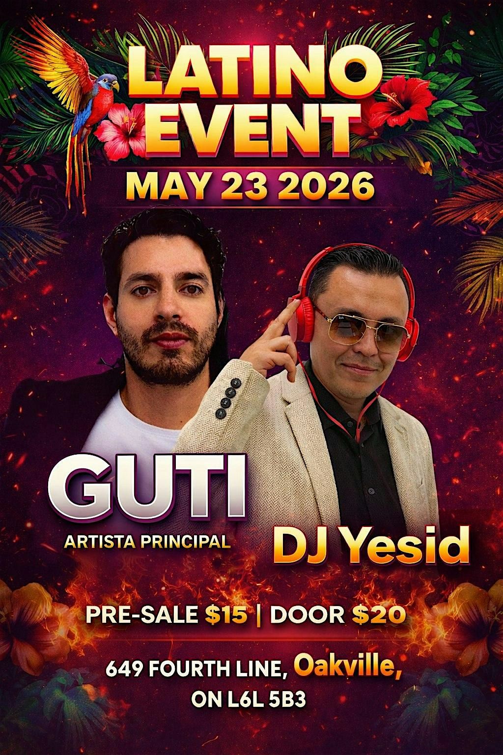 Latin event . Guti music