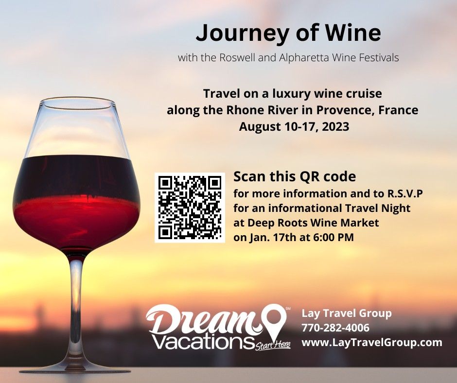 Information Night Luxury Wine Cruise with Roswell Wine Festival Deep