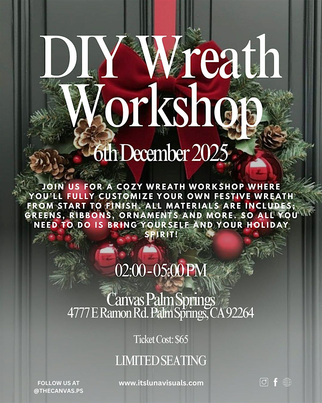 DIY Wreath Workshop - Canvas Palm Springs