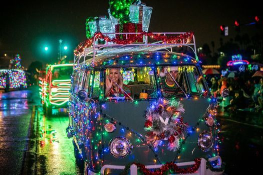 Christmas Parade In Phoenix Az 2022 Aps Electric Light Parade | City Of Phoenix, Az Usa | December 4, 2021