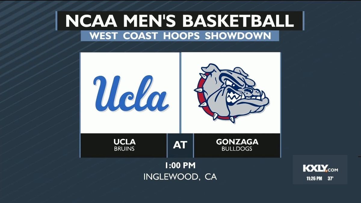 West Coast Hoops Showdown: Gonzaga Bulldogs vs. UCLA Bruins
