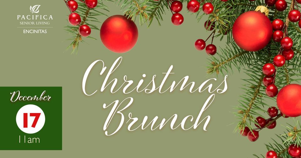 Christmas Brunch Pacifica Senior Living Encinitas December 17, 2023