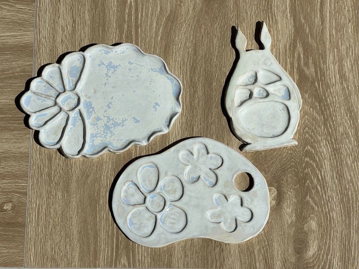 Ceramic Paint Palette Pottery Class- Beginner Ceramics Workshop