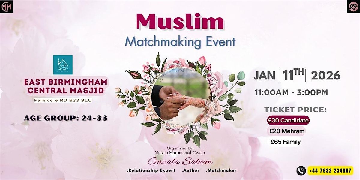 Muslim Marriage\/Matchmaking Event