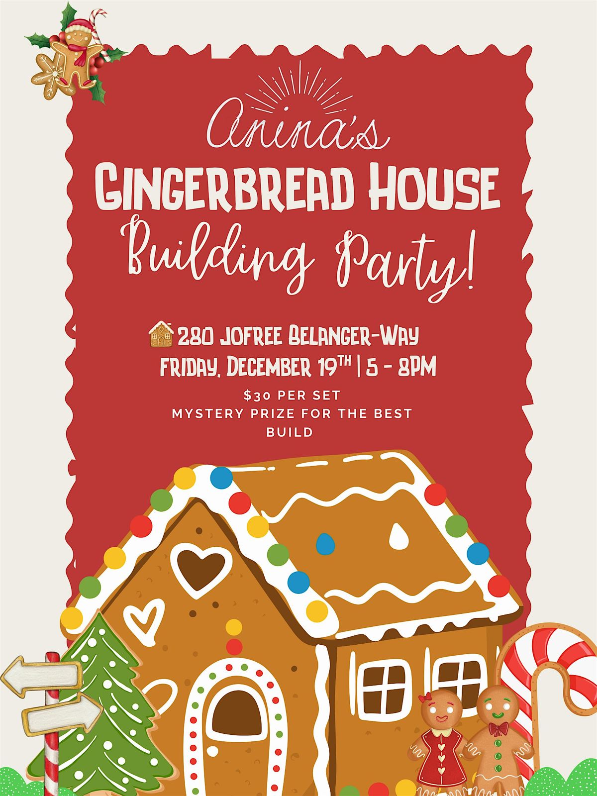 Anina's Cafe - Gingerbread House Building Party