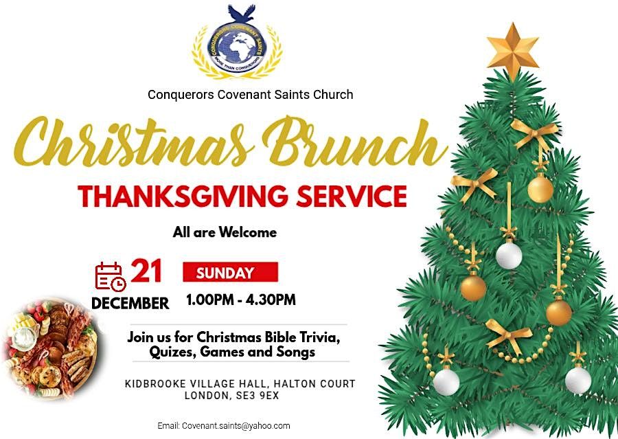 Christmas Brunch and Thanksgiving Service