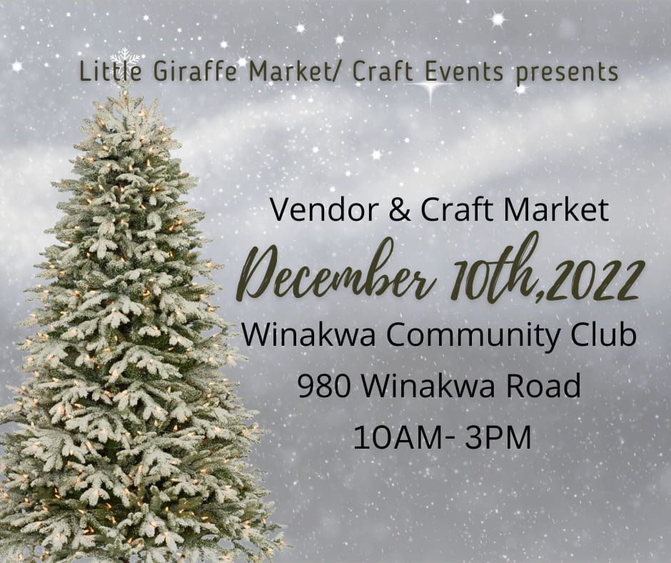 Holiday Craft Vendor Market By Little Giraffe Market Events Winakwa holiday-craft-vendor-market-by-little-giraffe-market-events-winakwa