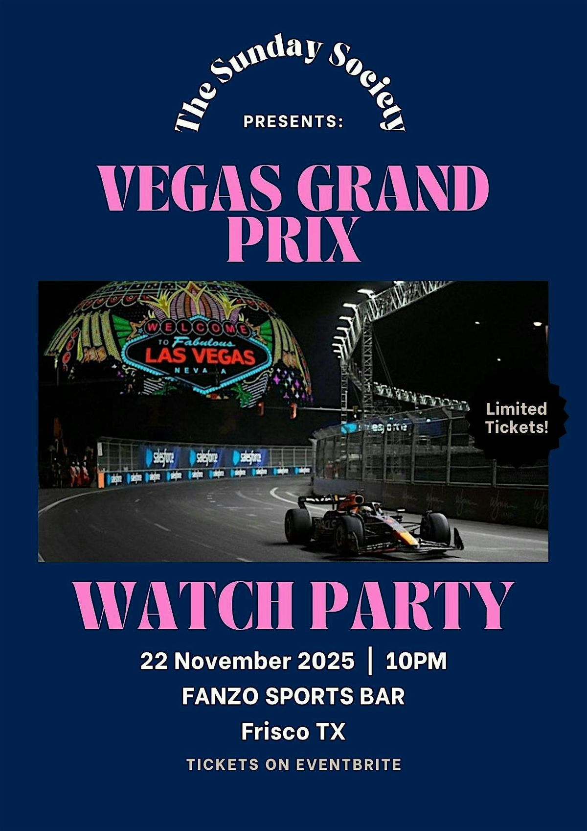 Las Vegas Grand Prix Watch Party!!!
