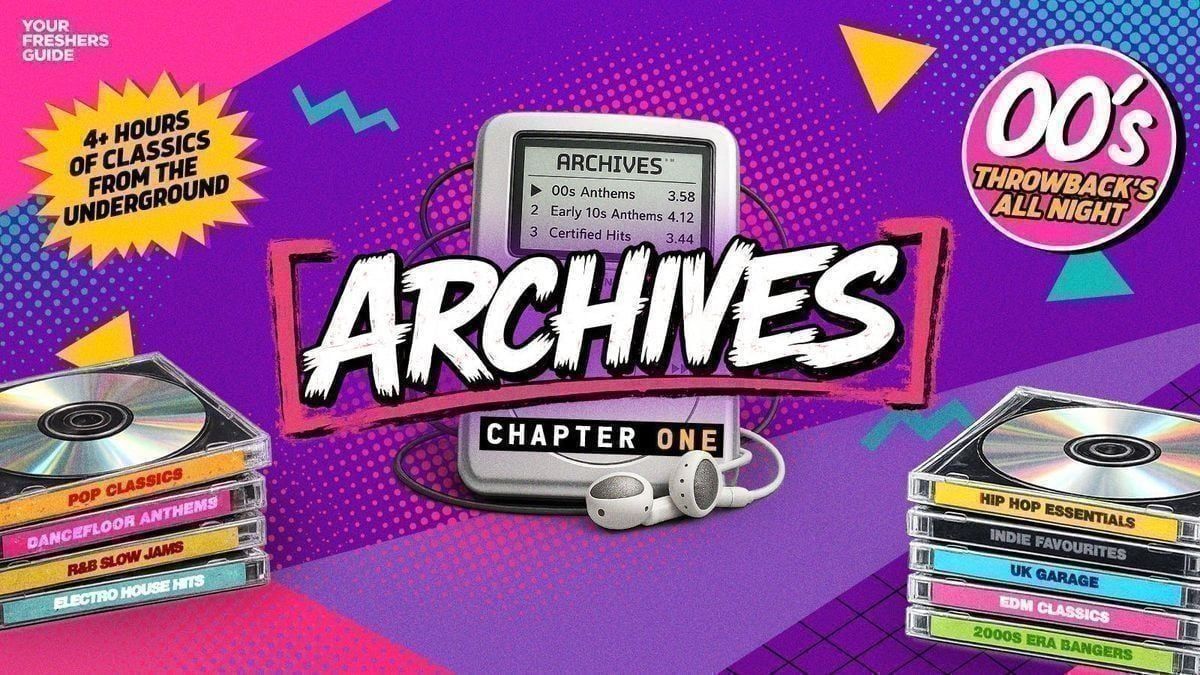 ARCHIVES - The UK's Newest Throwback Party | Manchester Freshers 2026