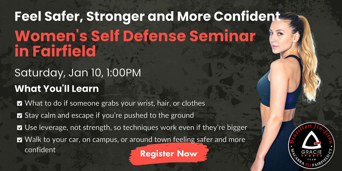 Women's Self Defense Seminar at Gracie Sports Fairfield