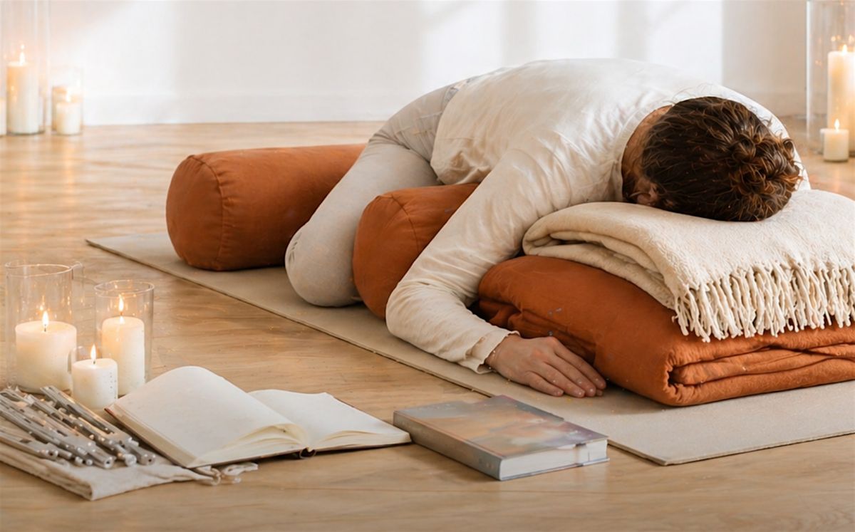 Restorative Yoga with Poetry by Jennifer Barone