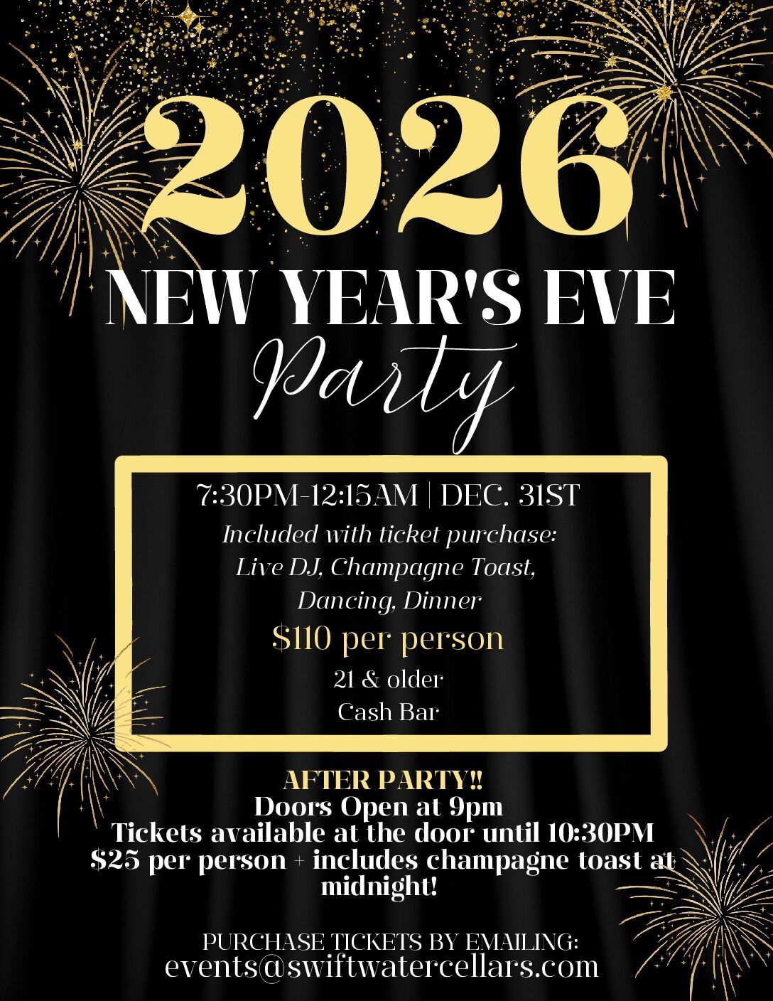 New Year's Eve 2026 Celebration!