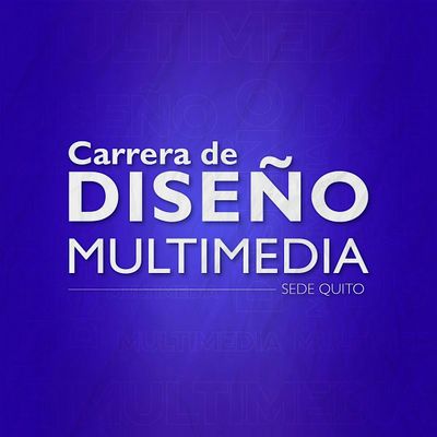 Carrera de Dise\u00f1o Multimedia UPS-Q