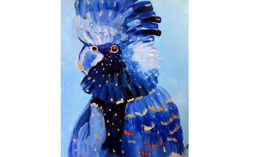Blue Cockatoo - Plucka's Art Studio (Jan 16 1.30pm)