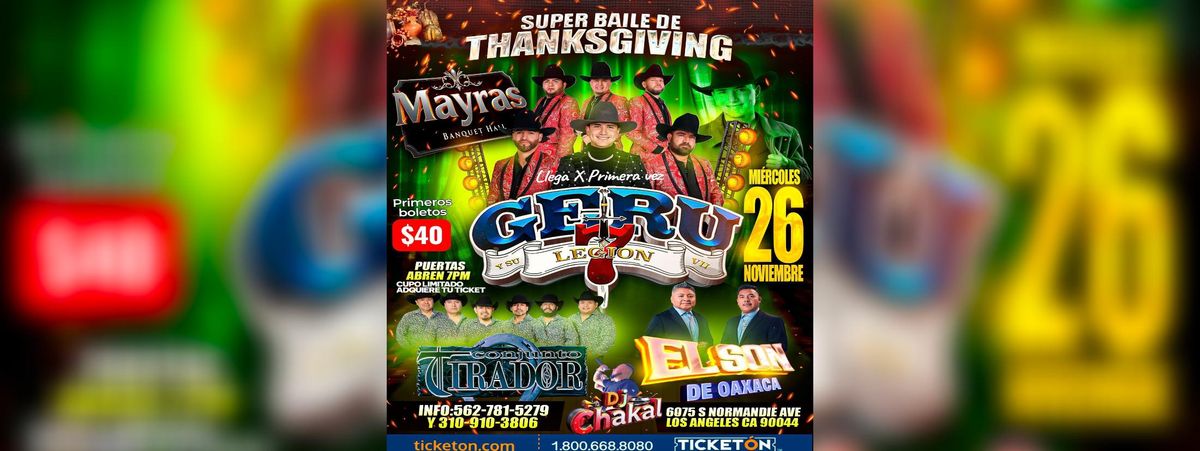 GERU Y SU LEGION 7,  CONJUNTO TIRADOR & MAS 