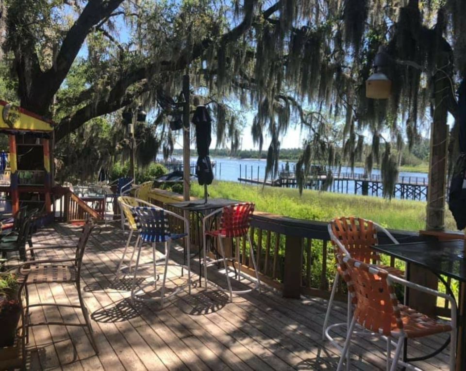 Joan Burton at Patios Patio's Tiki Bar & Grill, Little River, SC