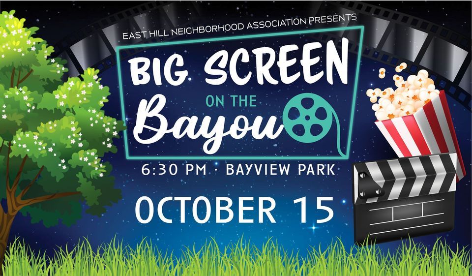Big Screen on the Bayou Bayview Park , Pensacola Florida October 15