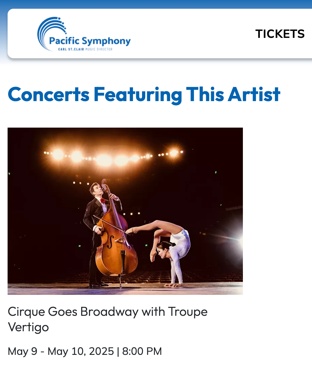 Minnesota Orchestra - Troupe Vertigo: Cirque Nutcracker at Orchestra Hall - MN