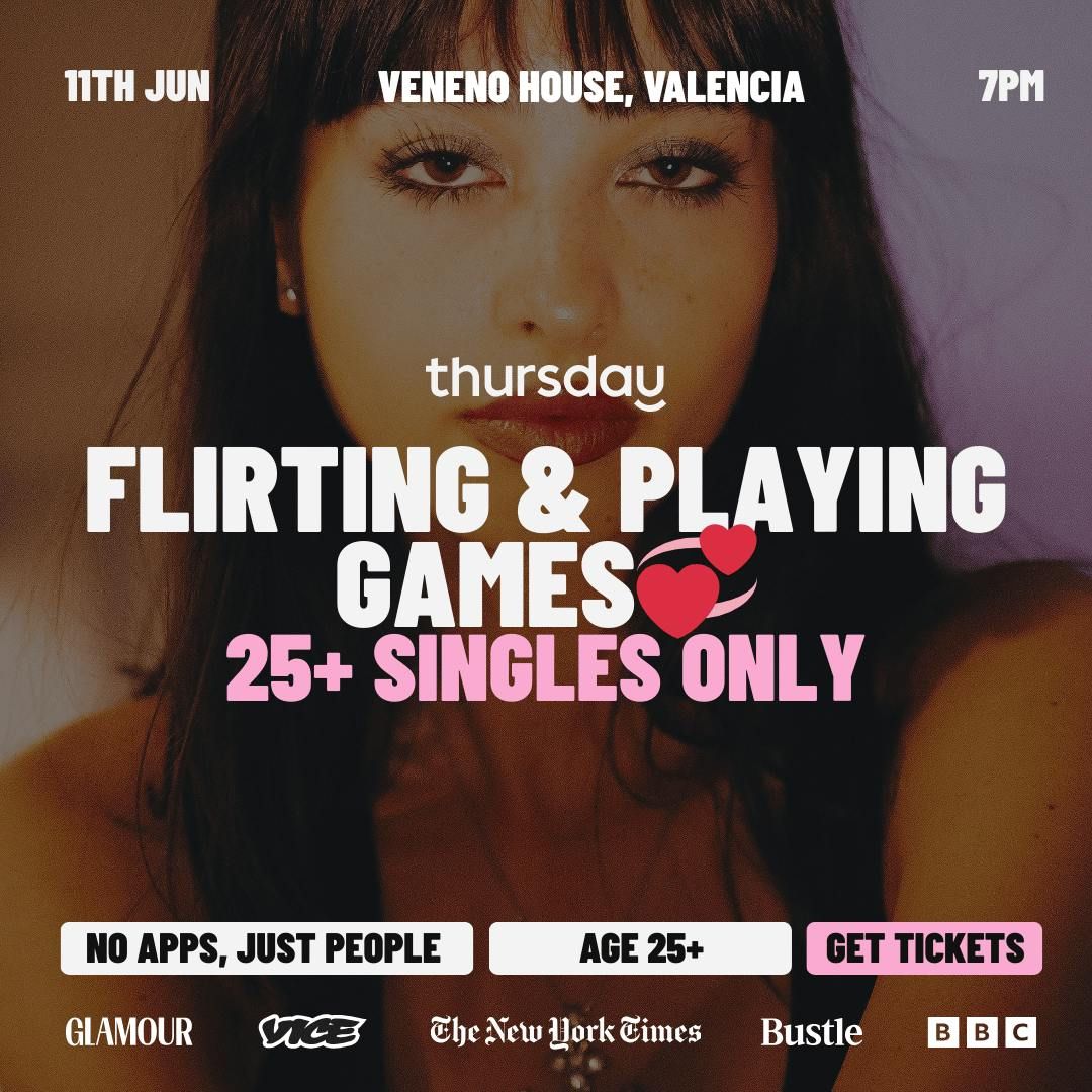 Thursday (25+) | Drinks, Tapas &amp; Games Night @Veneno House | Valencia
