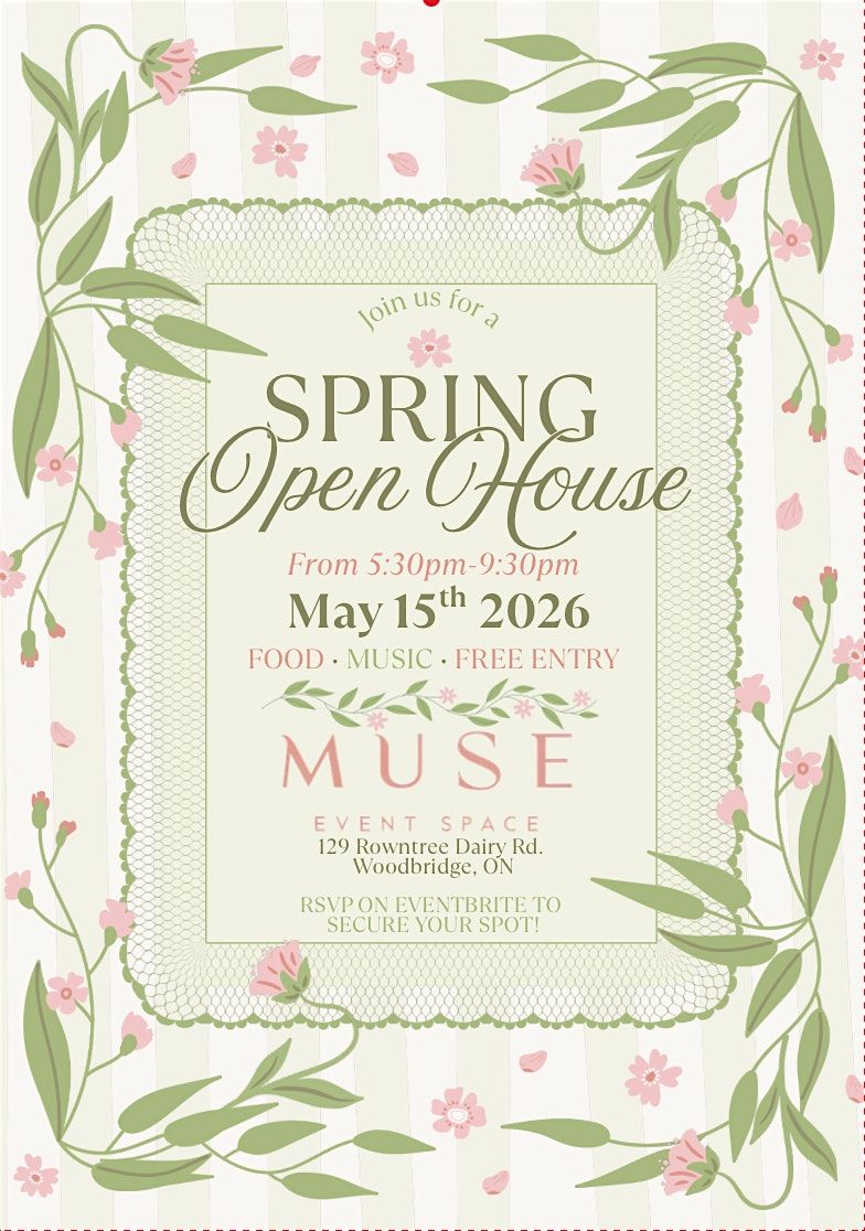 Spring Open House at MUSE Event Space