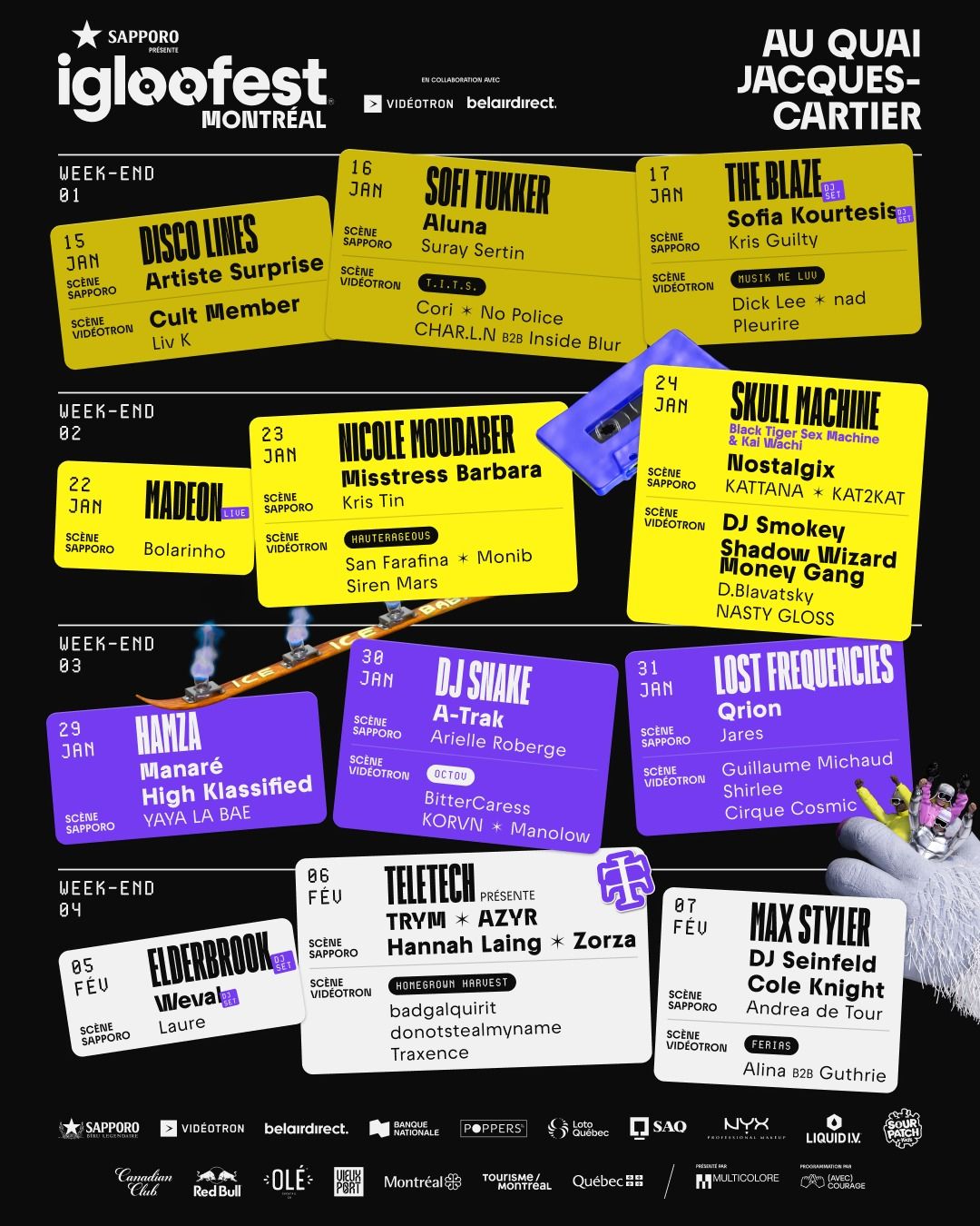 Igloofest Montreal: Disco Lines