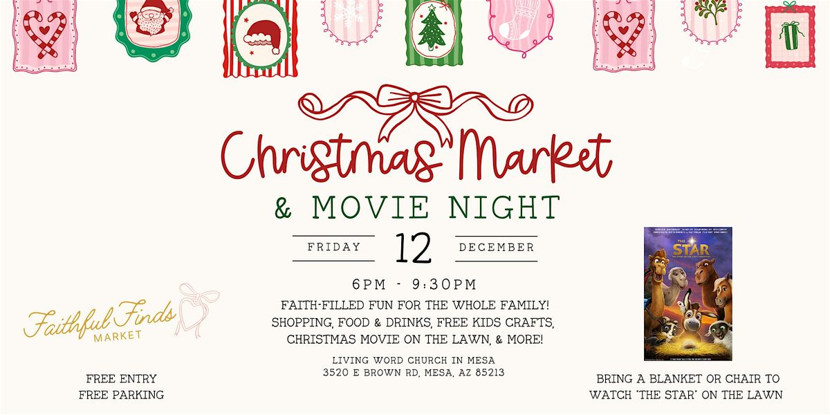 Faithful Finds Market Christmas Market & Movie Night
