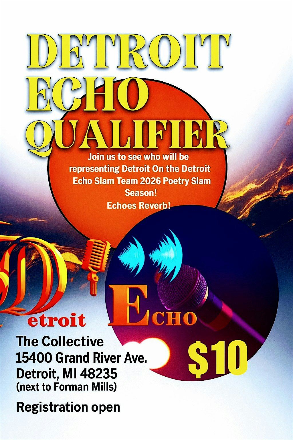Detroit Echo Team Qualifier Poetry Slam