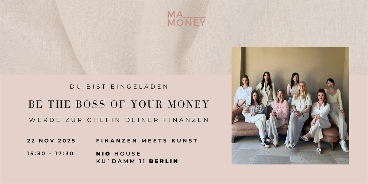 BE THE BOSS OF YOUR MONEY - Werde zur Chefin deiner Finanzen