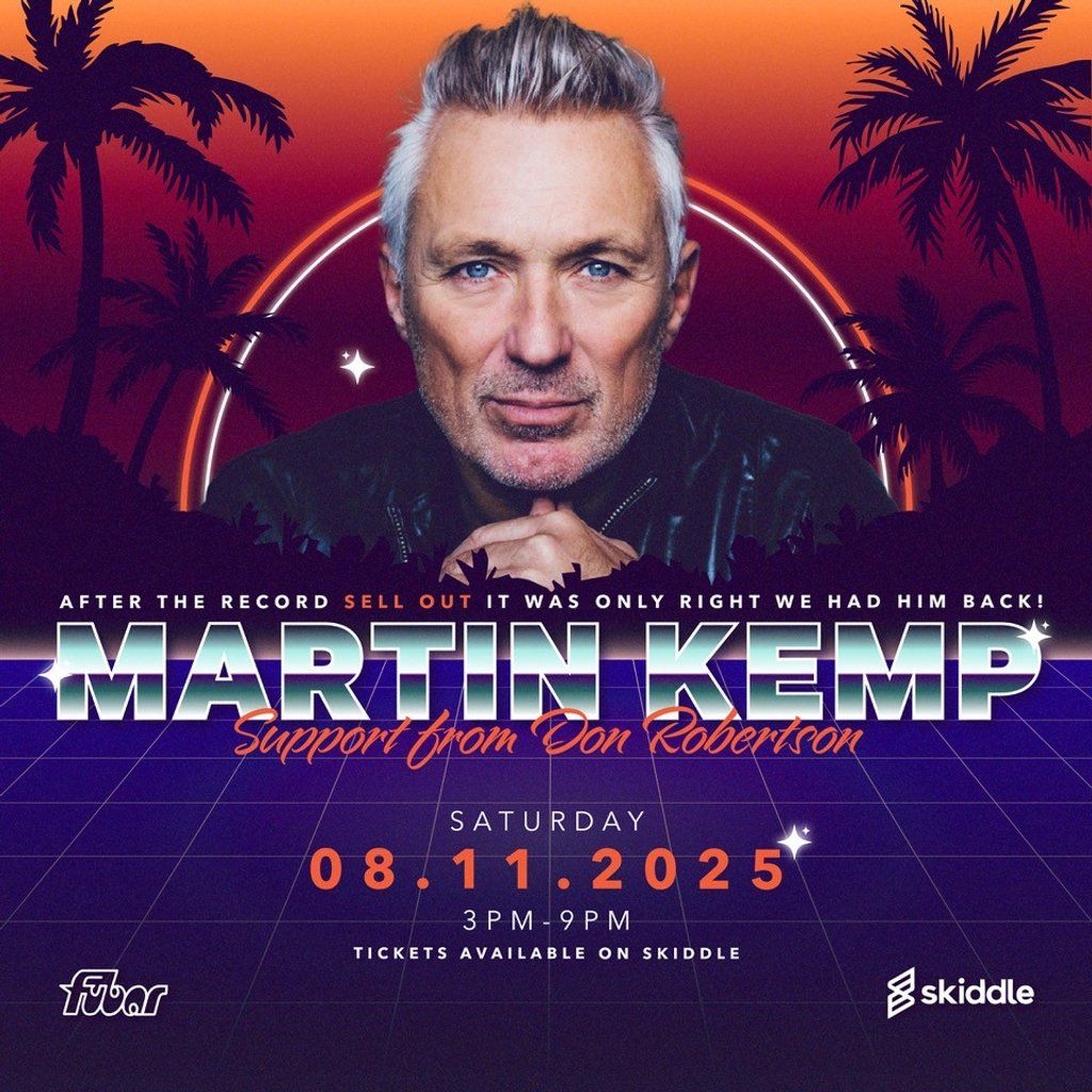 Martin Kemp Back to Fubar - 80s Day Dancing