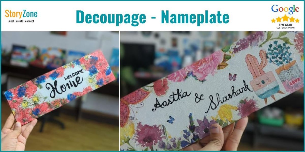 Decoupage - Nameplate
