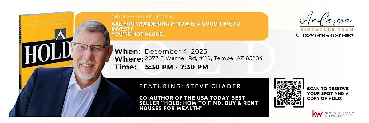 Build Wealth Through Real Estate: Live Event with Steve Chader