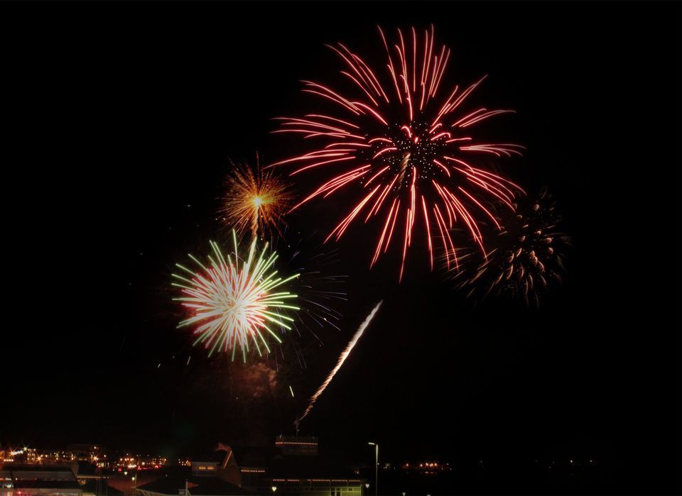 Fireworks on the Beach Hampton Beach State Park, NH, North Hampton