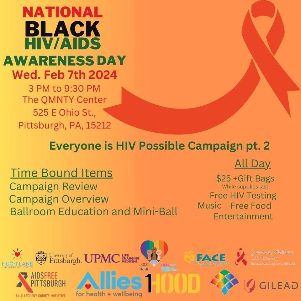 National Black HIV/AIDS Awareness DAY 2 | QMNTY Center, Pittsburgh, PA ...