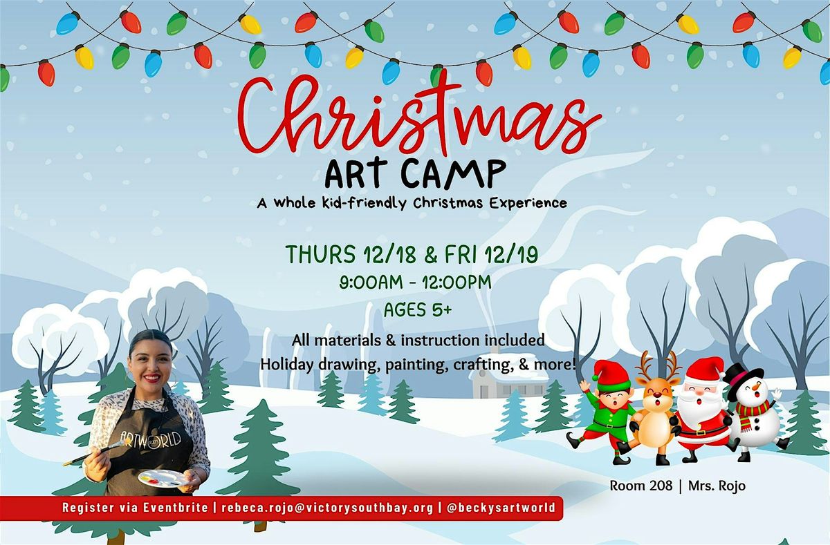 Christmas Art Camp - Ages 5+
