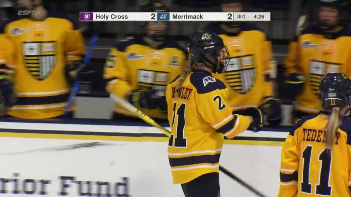 Merrimack Warriors at Holy Cross Crusaders Mens Hockey