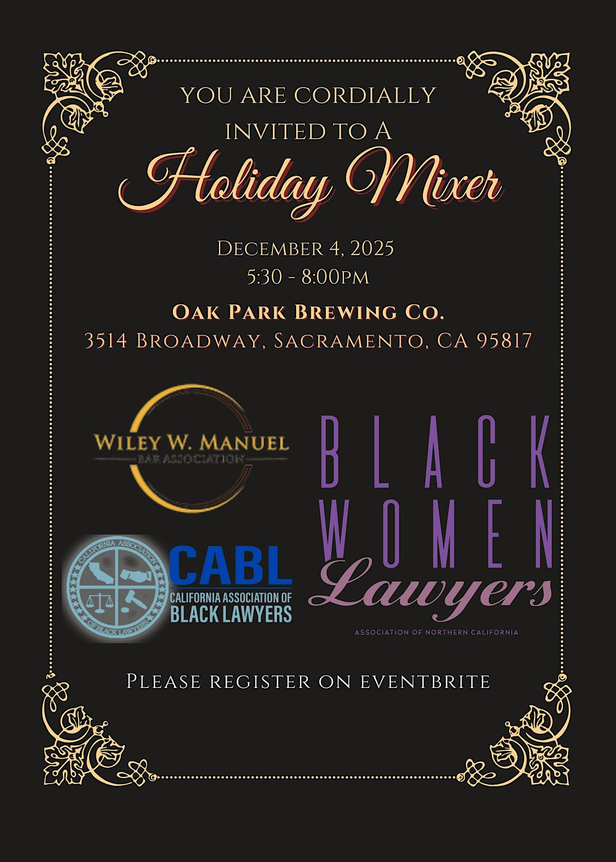 Holiday Mixer (WMBAxBWLNCxCABL)