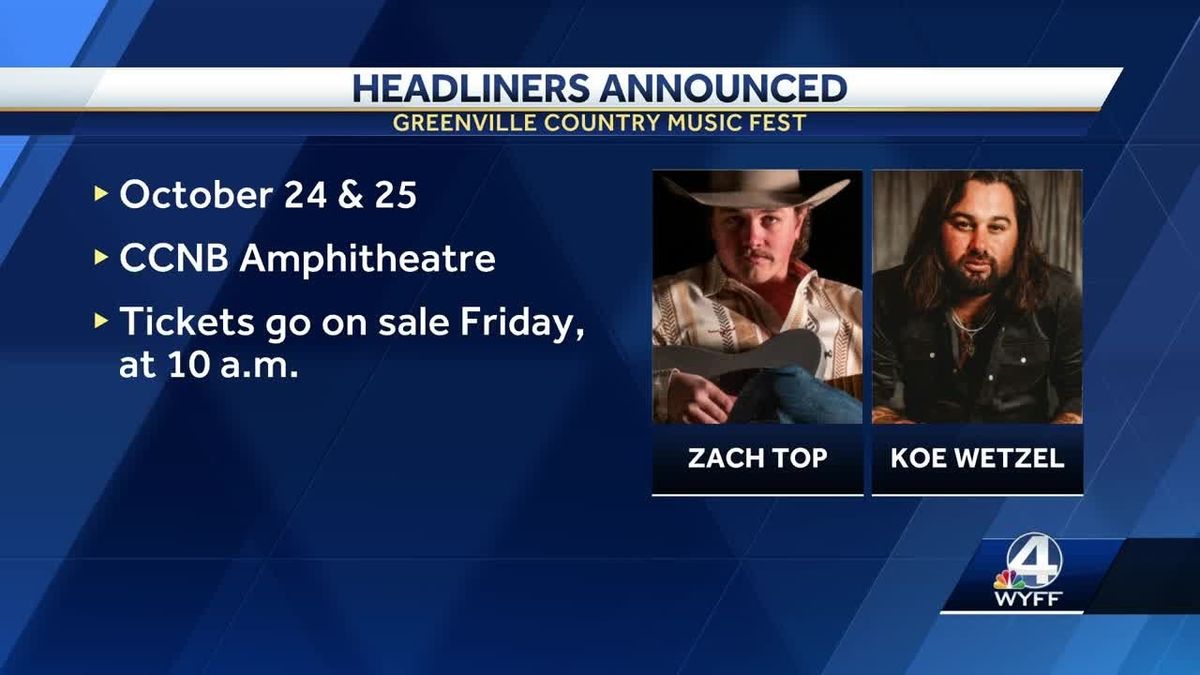 Greenville Country Music Fest with Zach Top