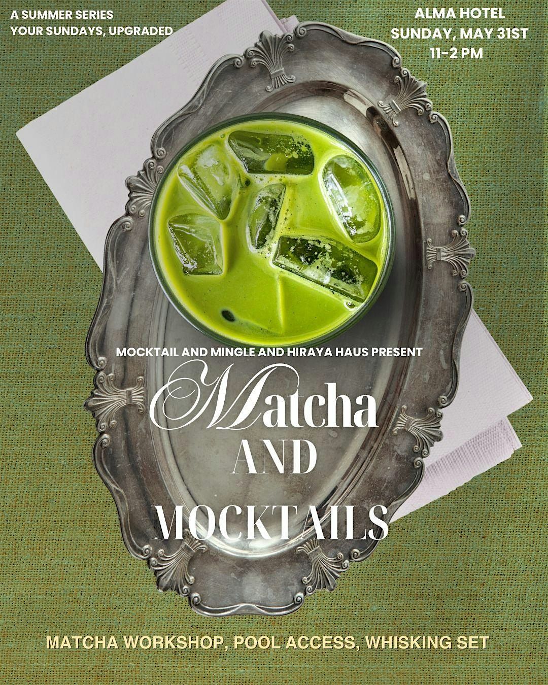 Matcha and Mocktails: Summer Event Series