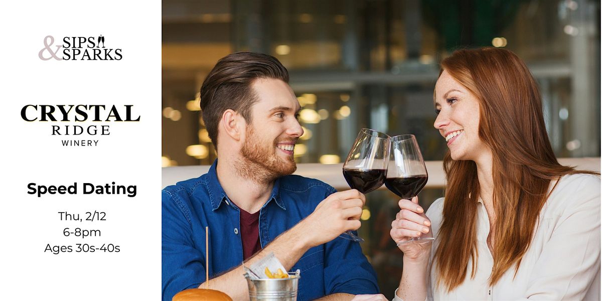 Speed Dating Ages 30s-40s in South Glastonbury, CT at Crystal Ridge Winery