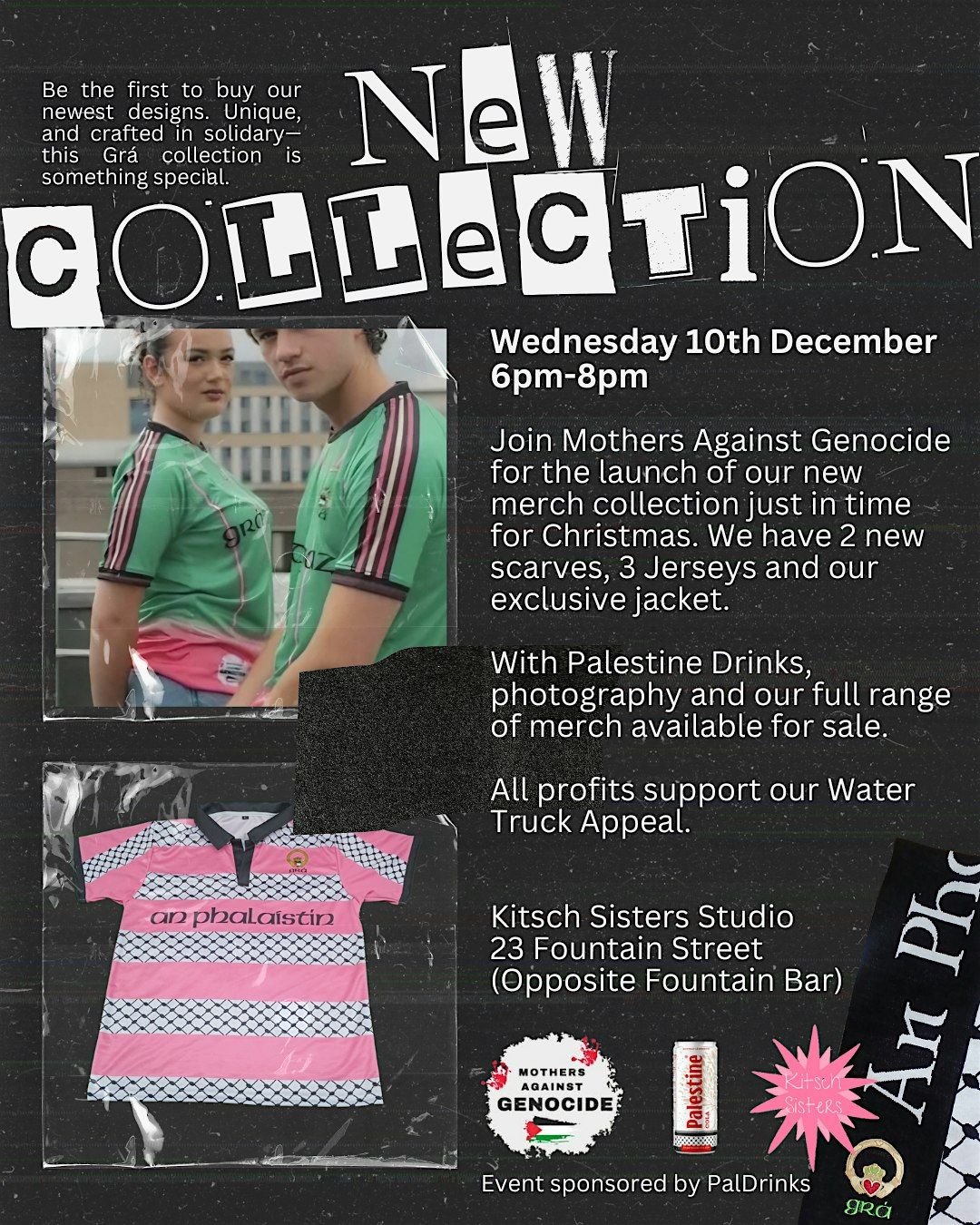 Mothers Against Genocide Merch Launch and Shop