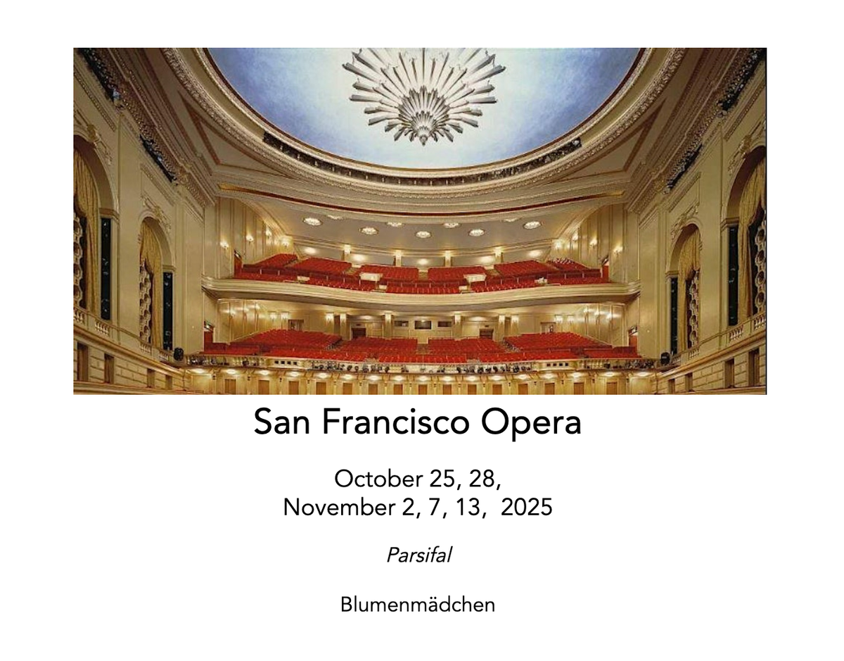 Parsifal - San Francisco Opera at War Memorial Opera House