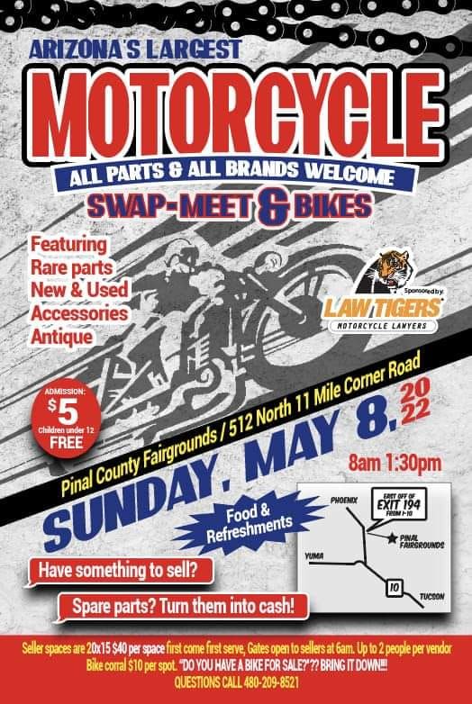 Arizonas largest motorcycle swap meet