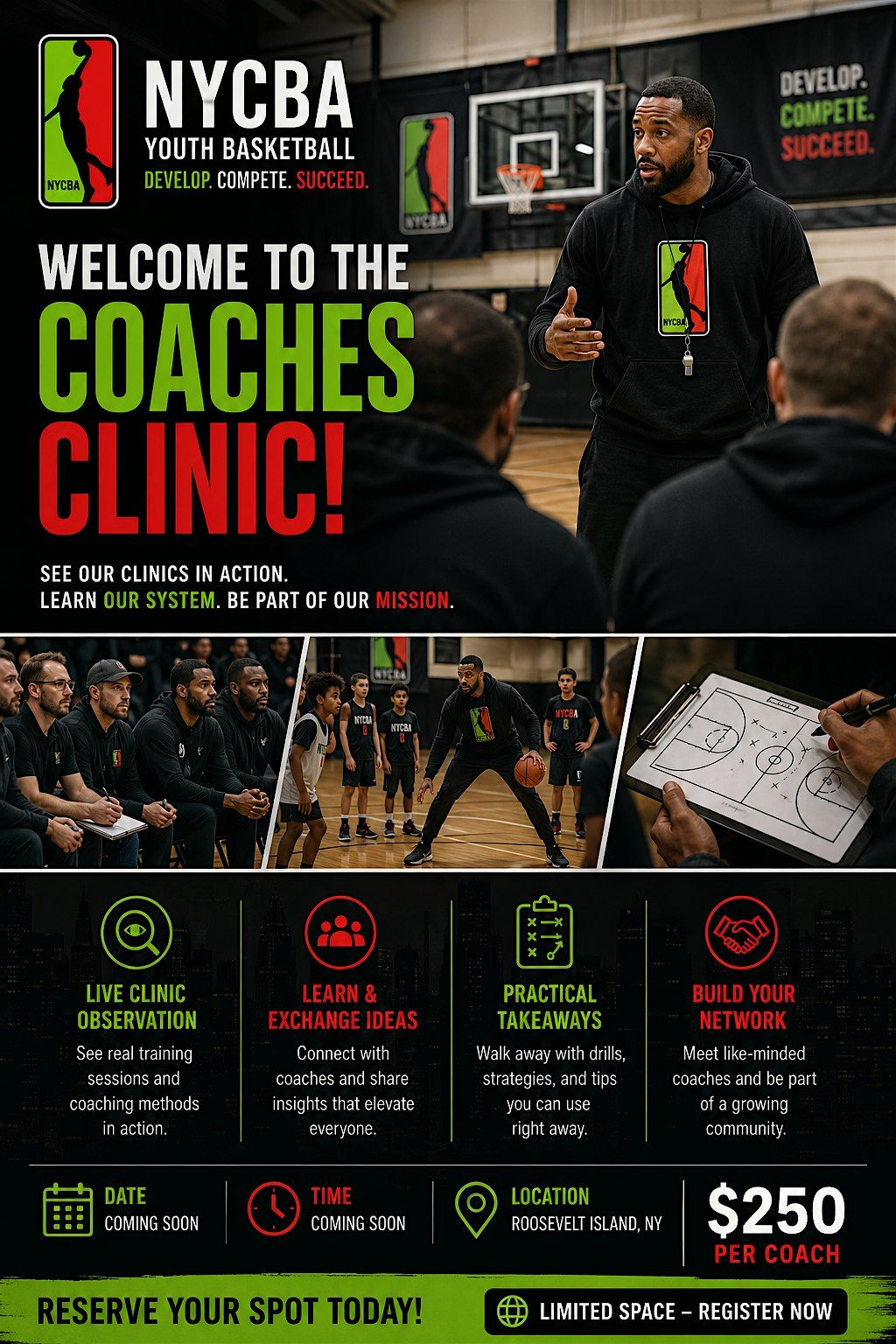 NYC Basketball Association Coaches Clinic