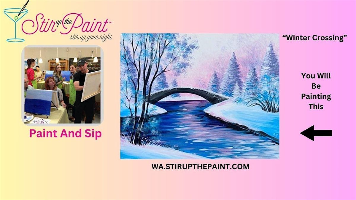 Seattle Paint and Sip, Paint Party, Paint Night  With Stir Up The Paint