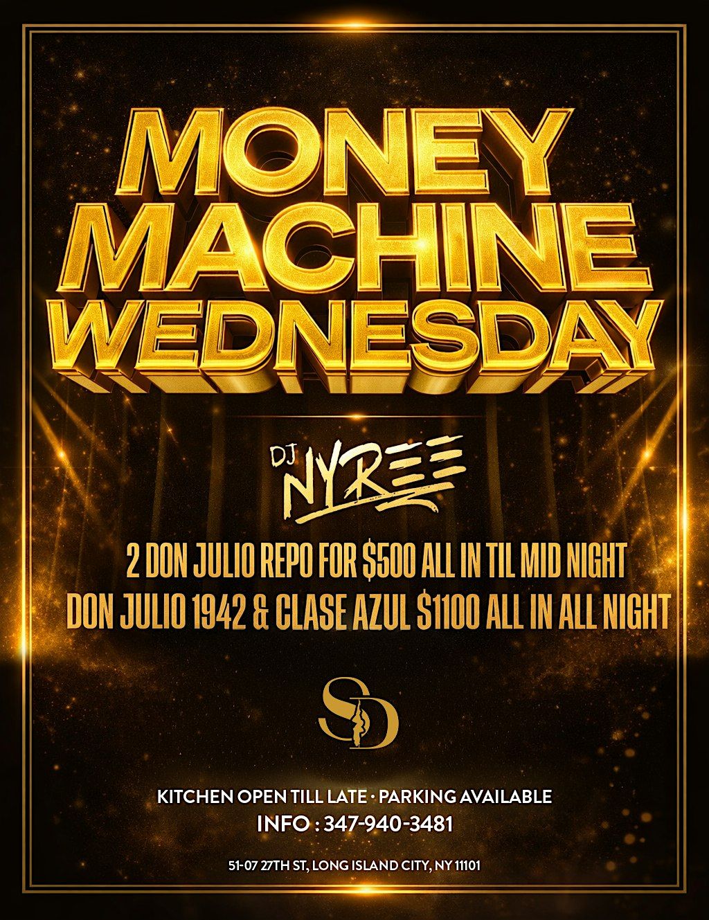 Money Machine Wednesdays at Sugardaddy\u2019s NYC | DJ Nyree Live