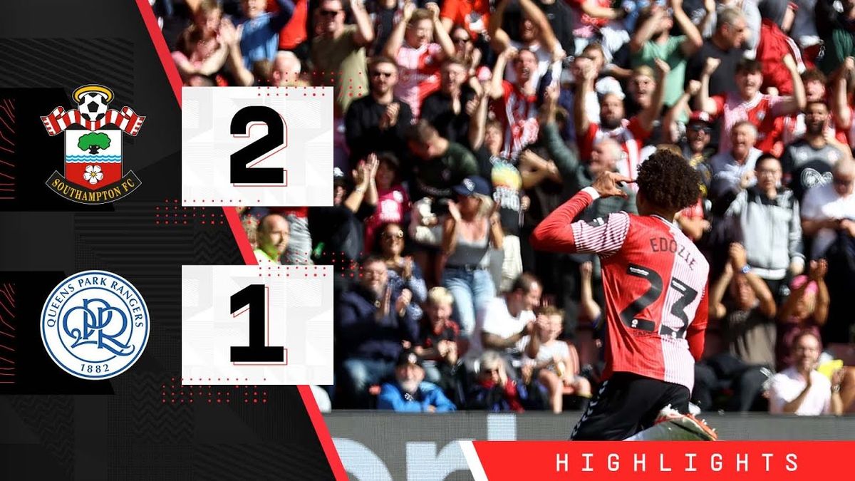 Southampton FC vs Queens Park Rangers FC at St Mary's Stadium