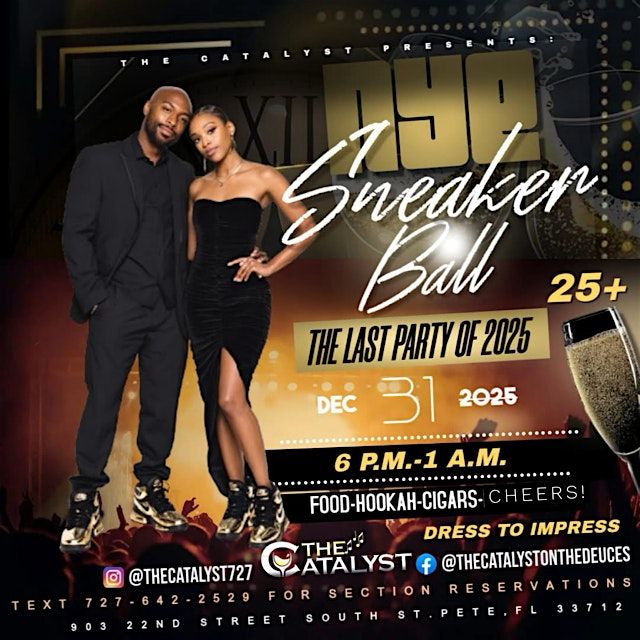 Sneaker ball NYE party at The Cat