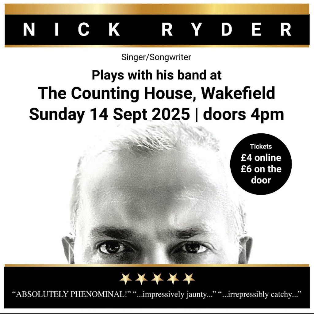 Nick Ryder Live @ The Counting House, Wakefield