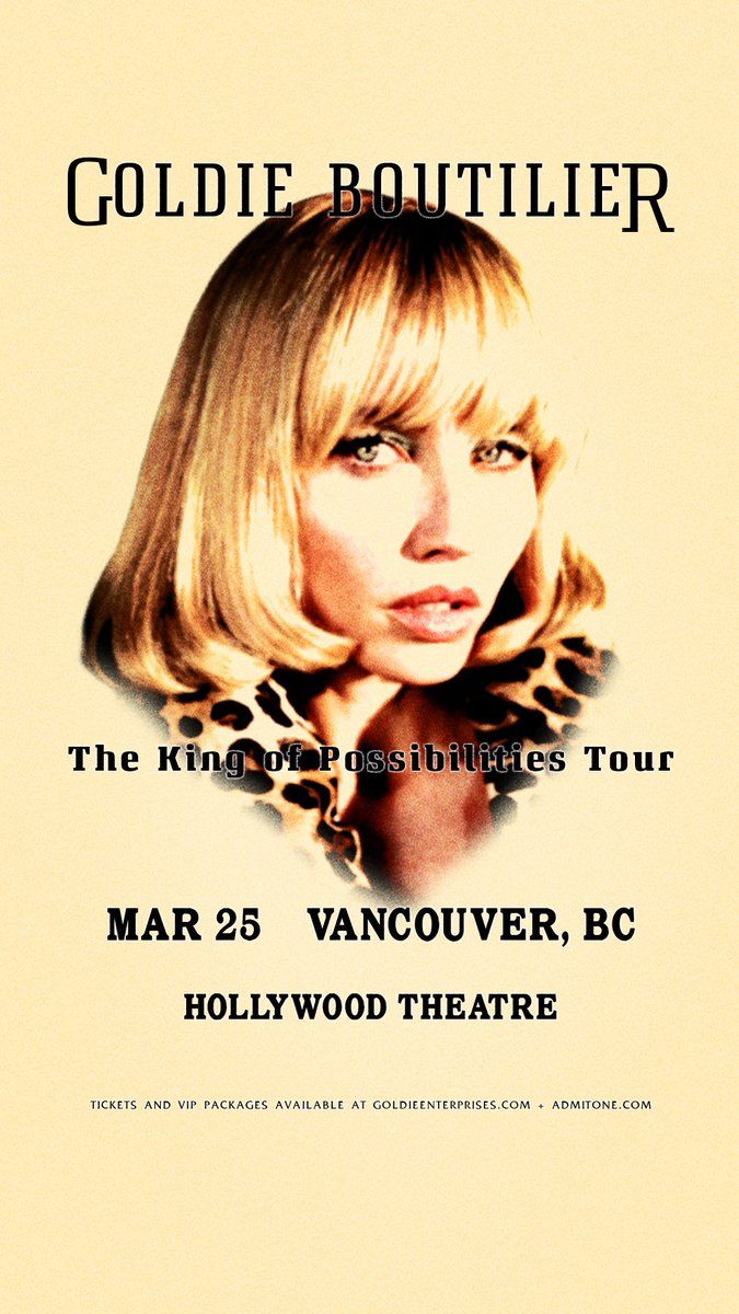 Goldie Boutilier - The King of Possibilities at Scoot Inn