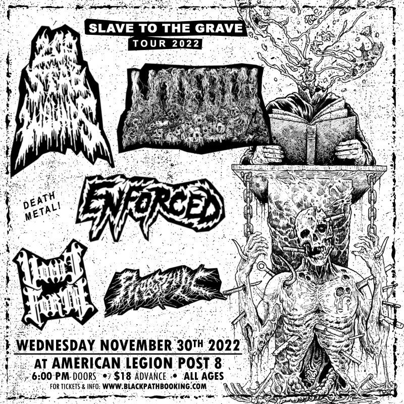 200 Stab Wounds / Undeath / Enforced / Vomit Forth / Phobophilic (LAS 200 Stab Wounds / Undeath / Enforced / Vomit Forth / Phobophilic (LAS